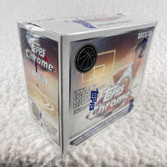 2023-24 Topps Chrome Basketball Trading Card Monster Box Factory‎ Sealed - Picture 6 of 6
